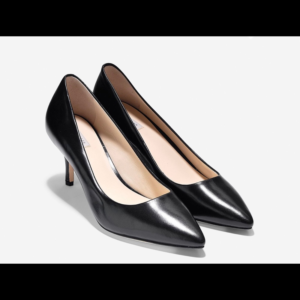 Classic Black Leather Pumps